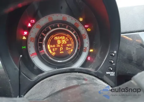 2012 Fiat 500 Pop z USA, uszkodzony, nr VIN 3C3CFFAR7CT366092